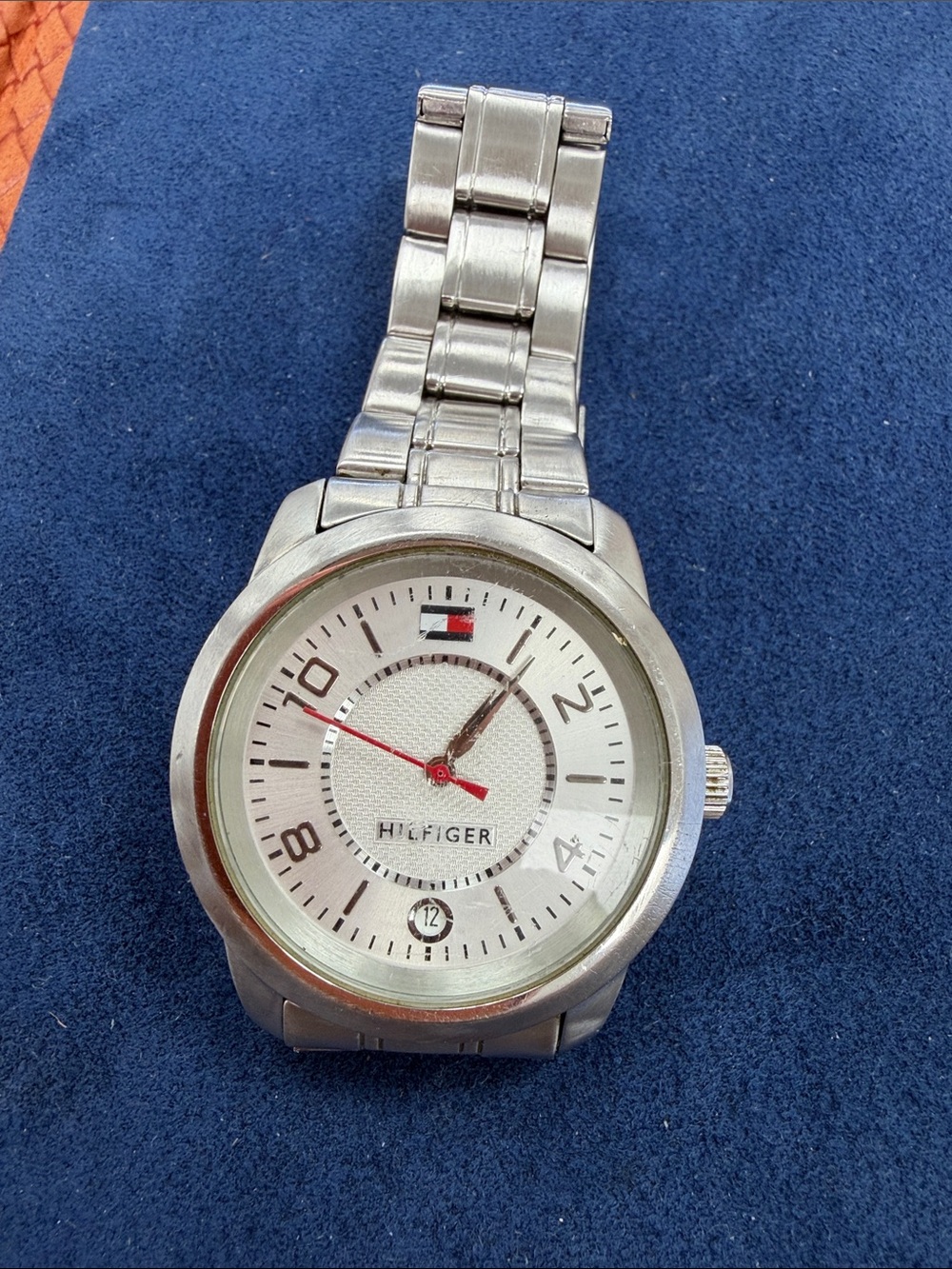 Tommy Hilfiger Men’s Silver Stainless Steel Watch - Silver Dial